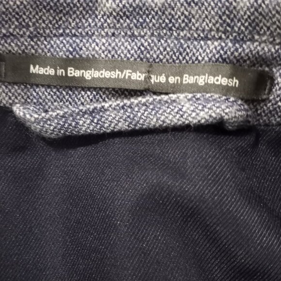 H&M SMART CASUAL SINGLE BREAST JACK WITH BROWN PATCH ELBOWS MEN SIZE XL - Picture 5 of 9